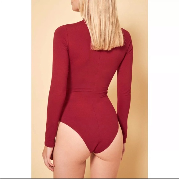 NWOT Reformation Navia Turtleneck Bodysuit - Picture 2 of 6